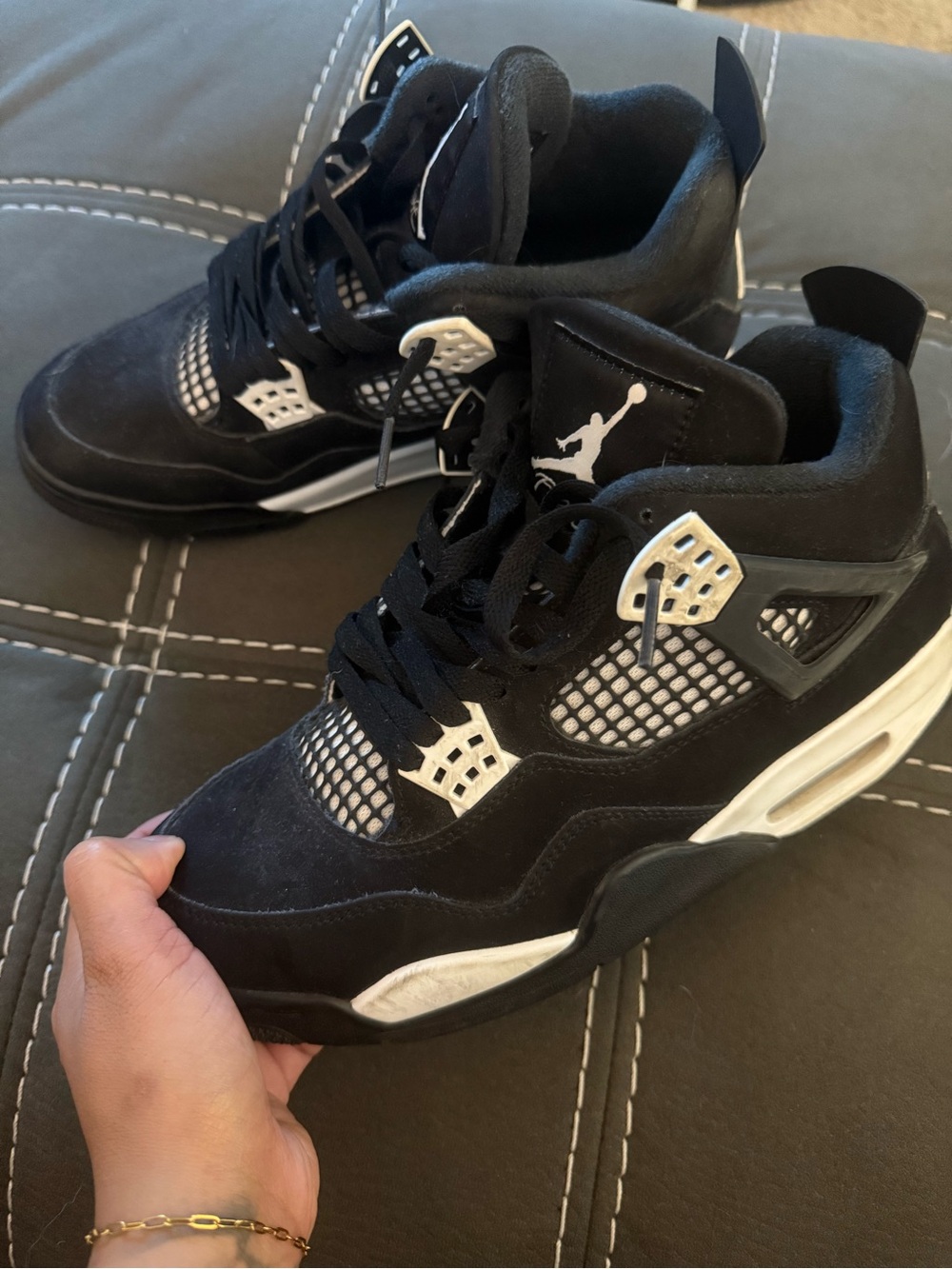 Nike Air Jordan 4 Retro white Thunder